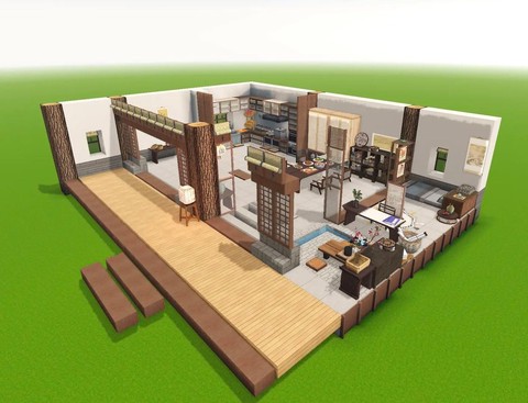 我的世界客厅怎么布置[图1]